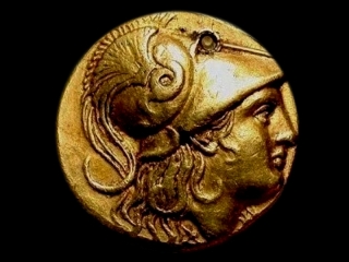 Монетно изображение на Александър ІІІ. Велики